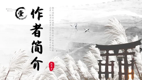 白鹿原读书分享简约陈忠实黑白灰笔刷