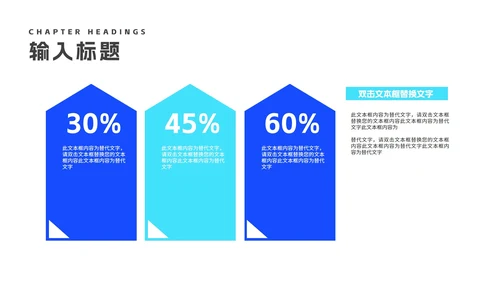 简约蓝色渐变述职报告PPT模板