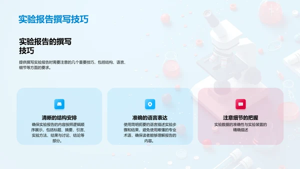 物理实验操作指导PPT模板