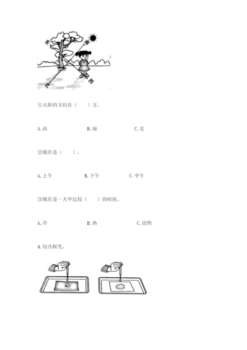 教科版二年级上册科学期末考试试卷含答案（达标题）.docx