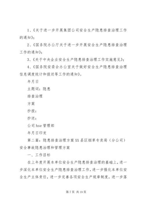 隐患排查治理方案 (4).docx