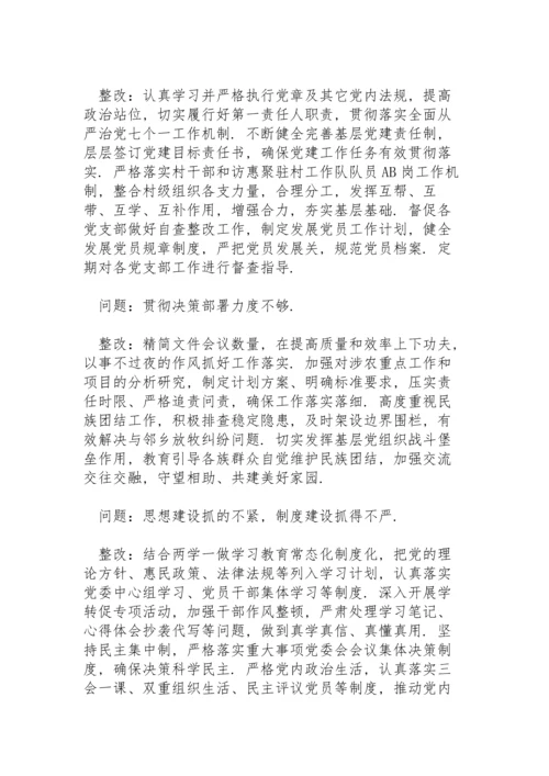 谈心谈话问题清单.docx