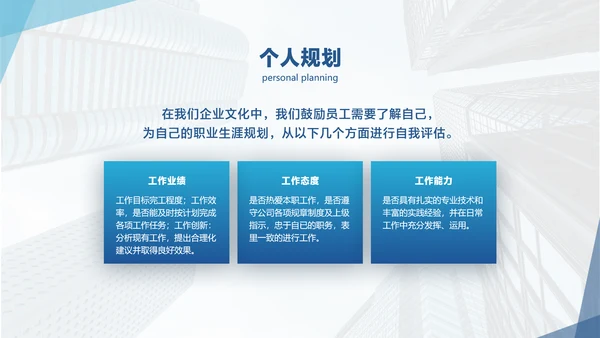 蓝色商务风新员工入职培训课件