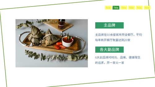 绿色清新风格企业介绍通用PPT模板