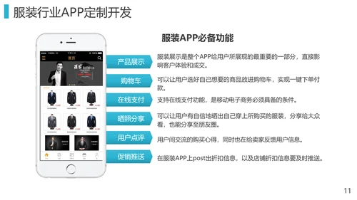 零售业第三产业o2o解决方案PPT模板