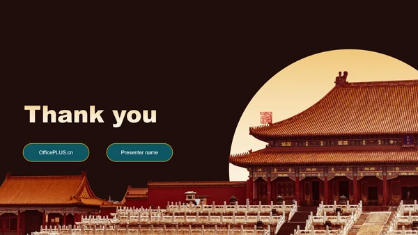 棕色中国风通用营销策划PPT主题