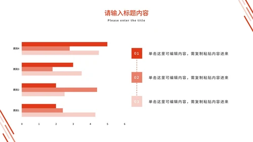 橙色简约商务工作总结PPT模板