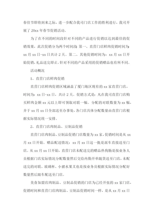春节做促销活动总结.docx