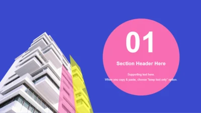 章节页-创意地产开发项目合作推广方案PPT主题