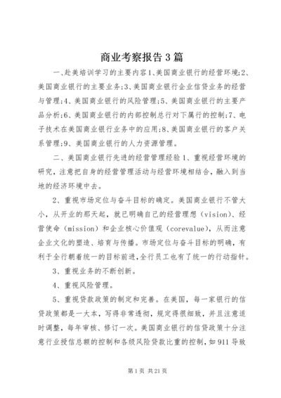 商业考察报告3篇.docx