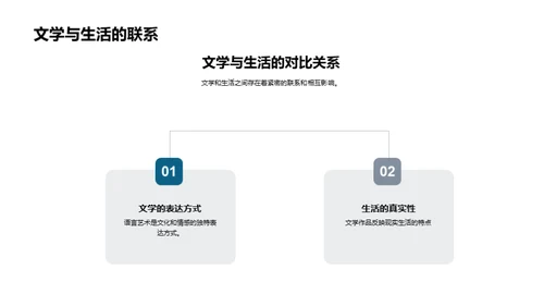 深析文学与生活