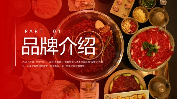 连锁餐饮火锅品牌招商加盟PPT模板