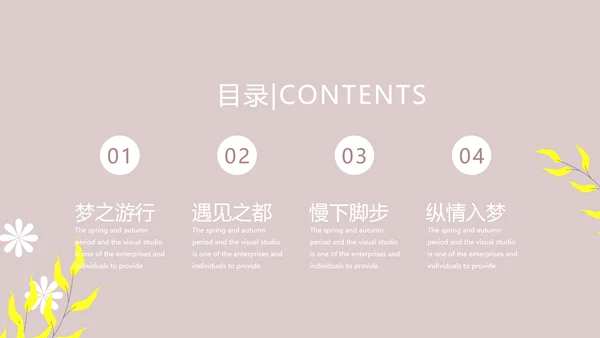 文艺小清新时光旅行电子相册动态PPT