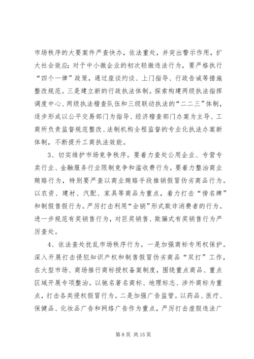 市工商局年度工作计划.docx