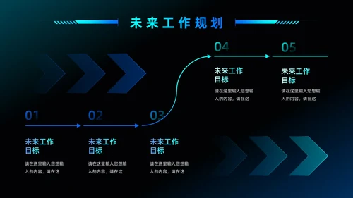 树叶灯泡科技风工作总结PPT模板