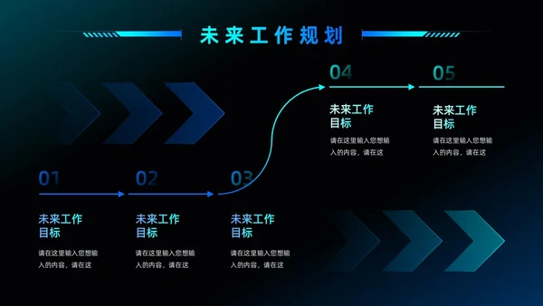 树叶灯泡科技风工作总结PPT模板