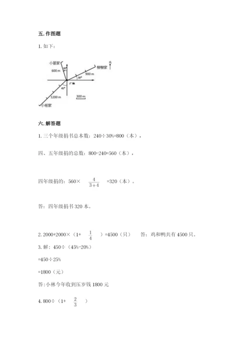 人教版六年级上册数学期末测试卷附答案【完整版】.docx