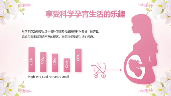 粉色唯美孕期心理保健宣传动态PPT模板