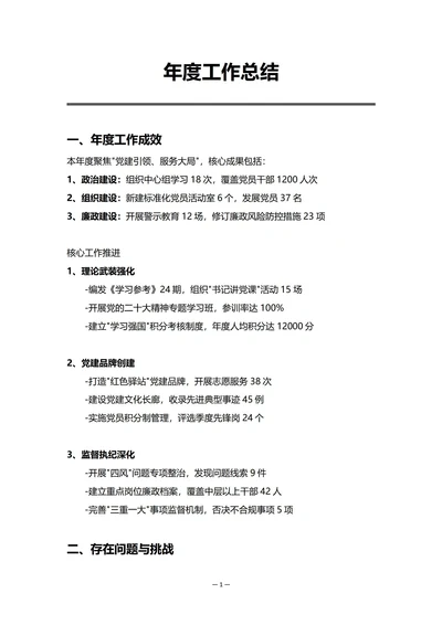 党委办公室年度工作总结