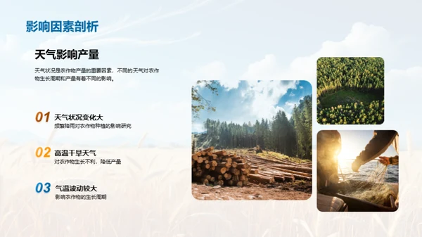 农业产量季度报告