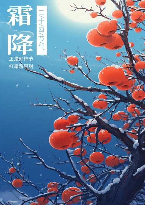 正是好柿节霜降海报