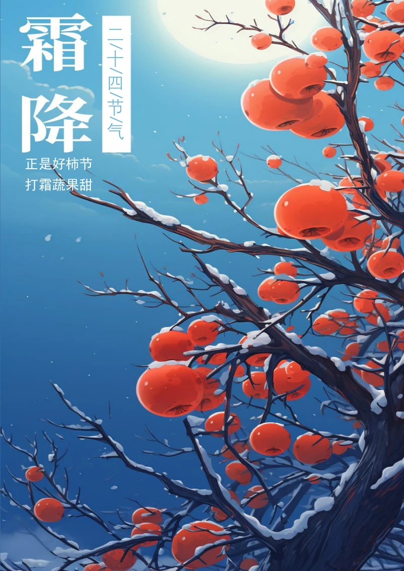 正是好柿节霜降海报