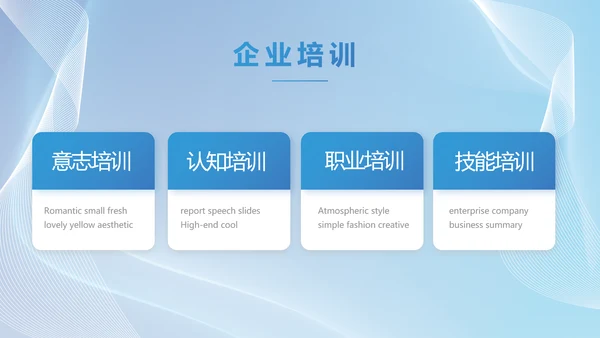 蓝色大气工作总结汇报商务动态PPT
