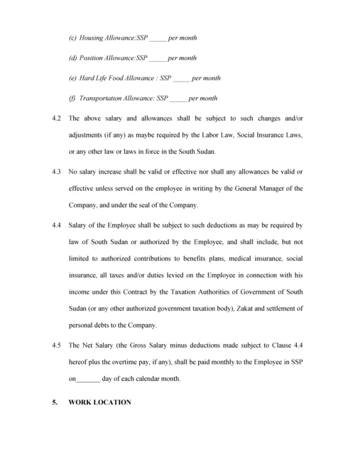 EmploymentContract英文版劳务分包合同.docx