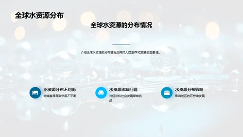 解码水资源：保护与管理