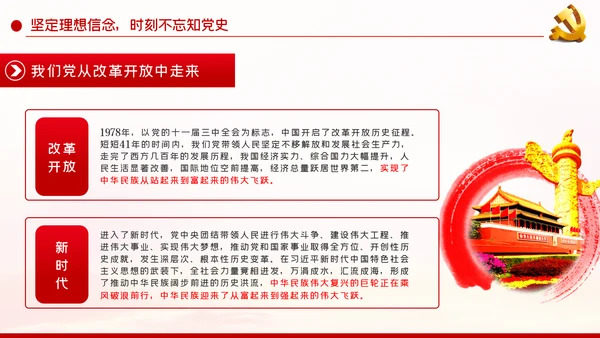 知党史听党话跟党走做新时代合格党员干部