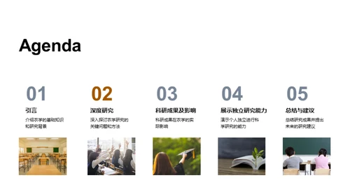 农学研究：挑战与突破