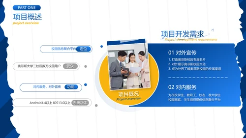 蓝色商务风工作汇报PPT