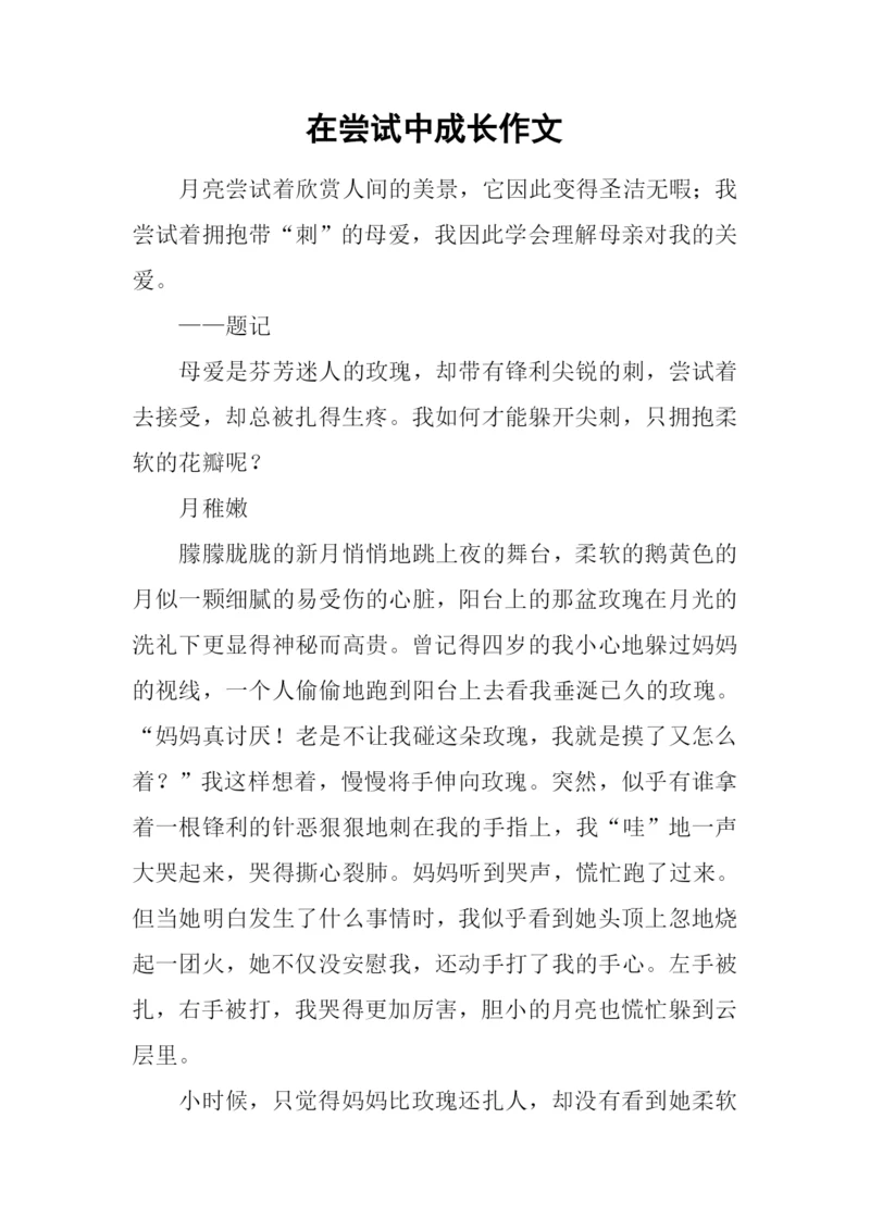 在尝试中成长作文-3.docx