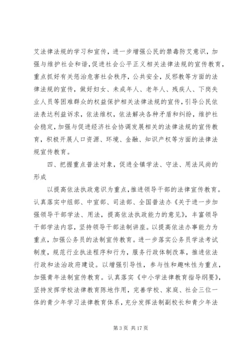 普法工作计划多篇总结多篇.docx