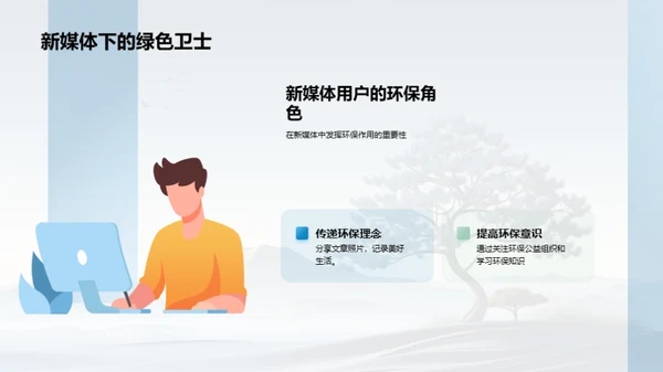新媒体下的植树行动