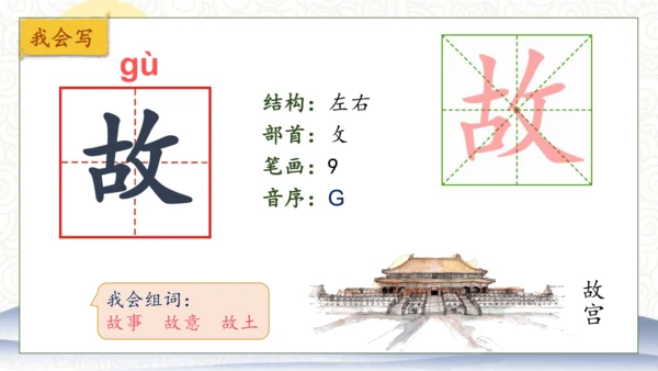 【核心素养】部编版语文一年级下册-7. 静夜思 第1课时（课件）