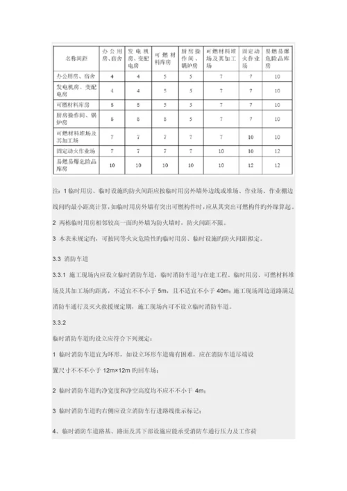 建设关键工程综合施工现场消防安全重点技术基础规范大全.docx