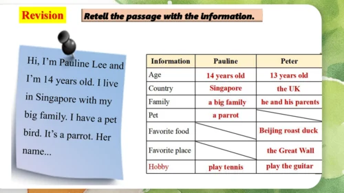 Unit 1  You and me Section A 2a-3c 课件  【人教版2024】英语
