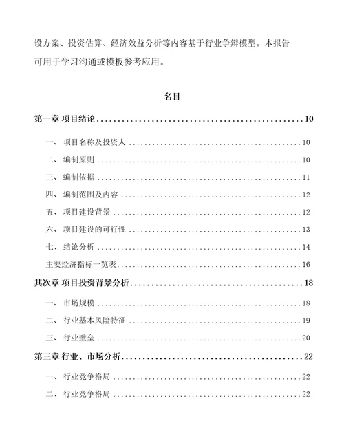 碳纤维产品项目可行性研究报告