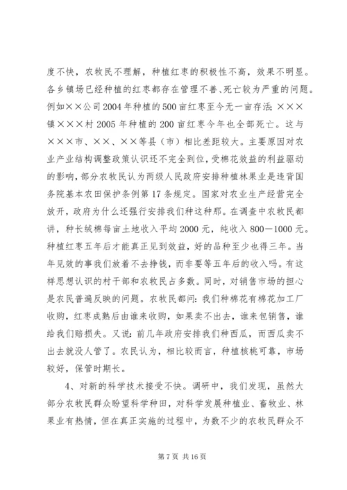 县社会主义新农村建设示范村情况调研报告 (2).docx