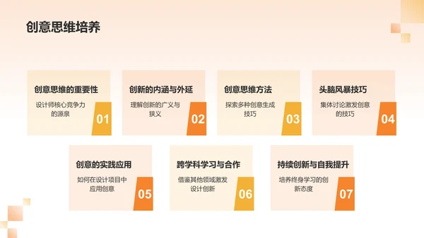 橙色摄影风大学生设计师职业生涯规划PPT模板