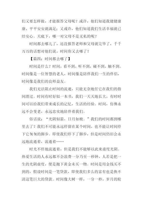 时间都去哪了作文800字.docx