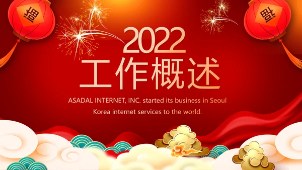 2022公司联欢晚会年终总结PPT动态模板
