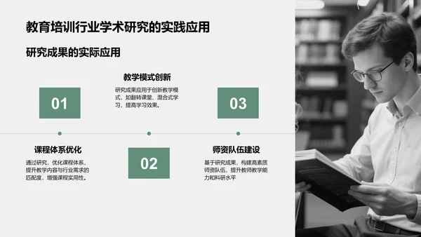 绿色商务风学术研究背景与方法汇报PPT模板