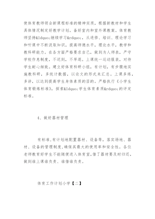 体育工作计划小学.docx