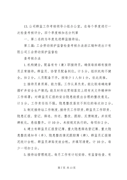 公司工会劳动保护监督检查实施办法.docx