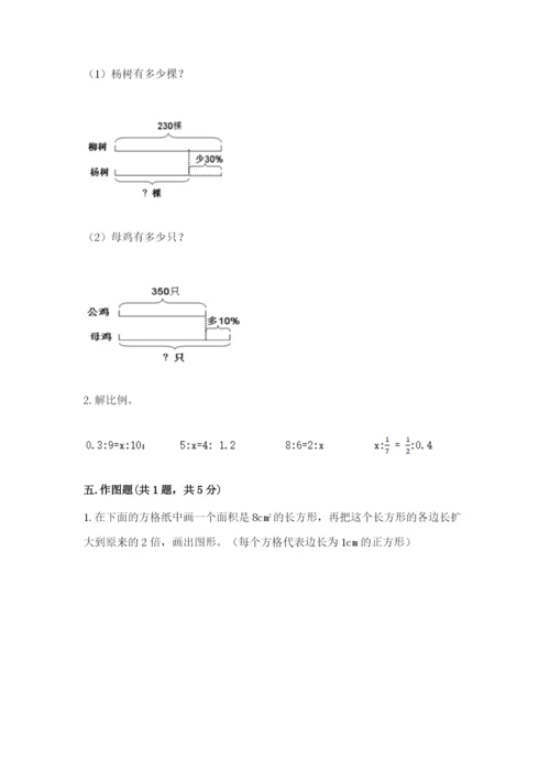 丘北县六年级下册数学期末测试卷精编.docx