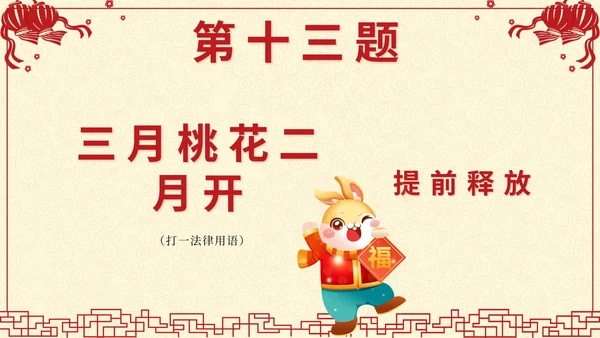 黄色中国风剪纸闹元宵猜灯谜带内容PPT模板