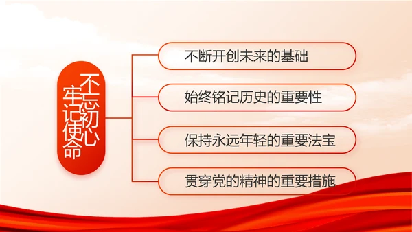 红色大气党建党支部年终工作总结PPT