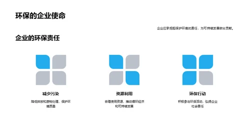 环保行动：企业的责任与机遇